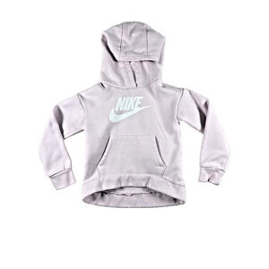 Nike Sportswear Club Fleece Toddler Pullover Hoodie - Pink Pale - Size 4